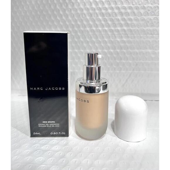 Marc Jacobs Dew Drops Coconut Gel Highlighter 50 Dew You? Golden Peach Full Size - Picture 5 of 5